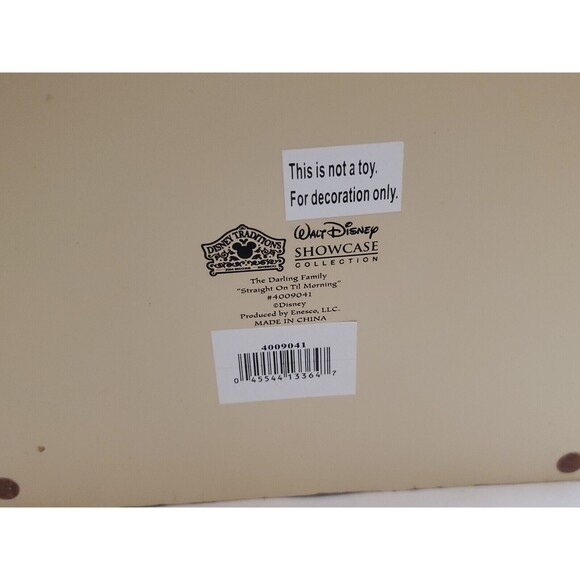 Disney Showcase Jim Shore Peter Pan Straight On Til Morning DAMAGE READ - Picture 14 of 14